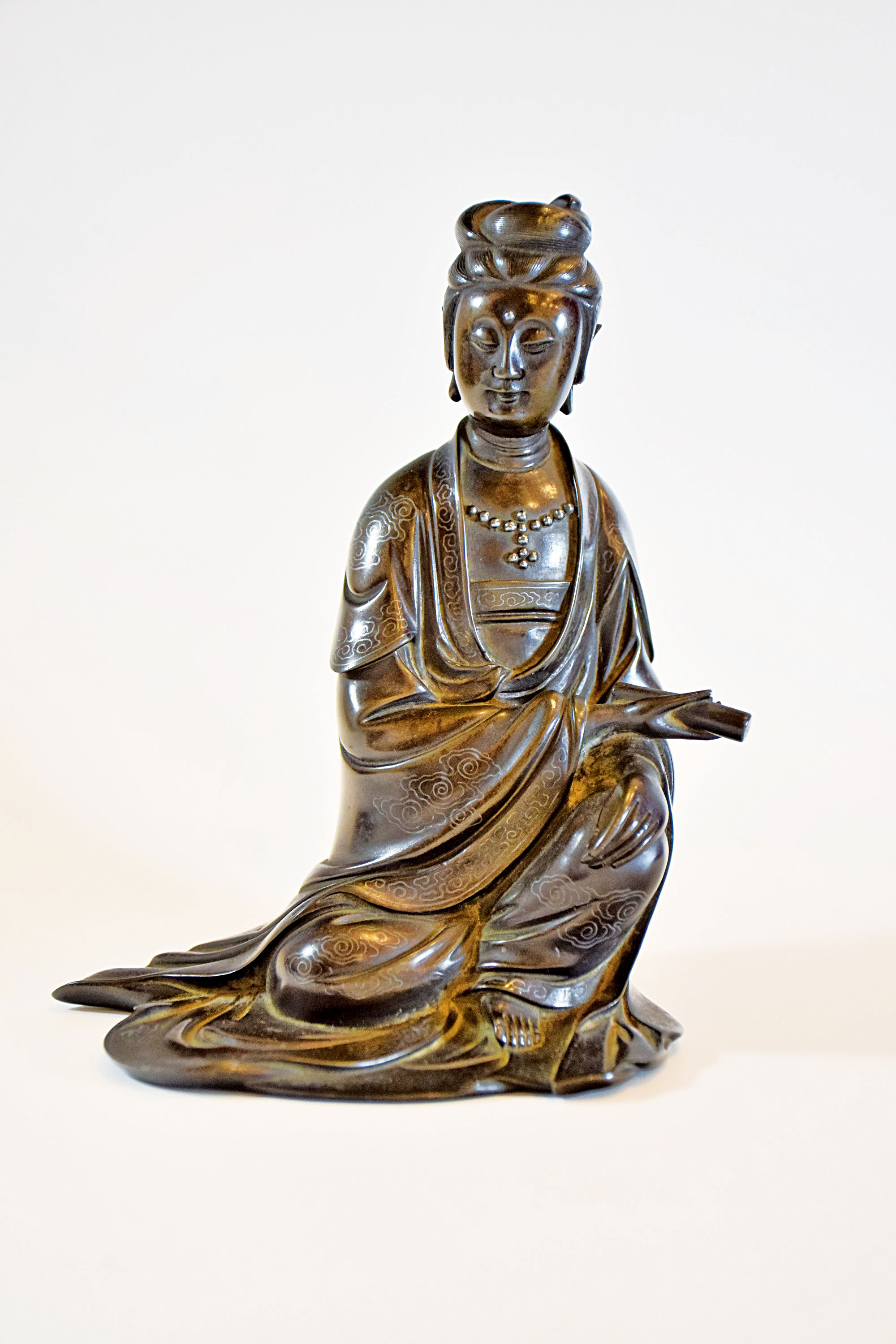 仏教美術 三聖仏 西方三聖仏像 小仏像 銅製 銅器 ◇A287 仏教古美術 西方三聖 銅製 仏像