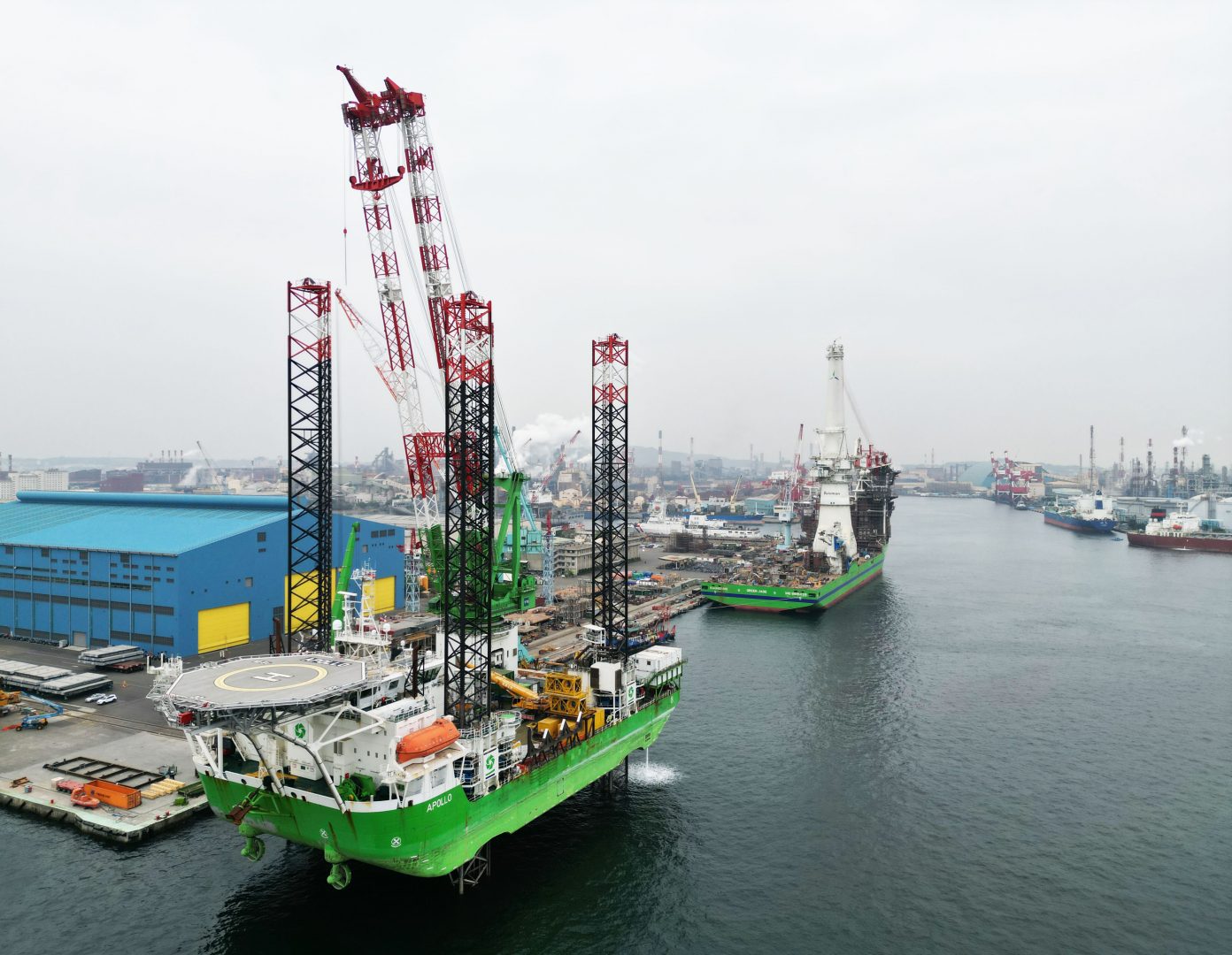 台船環海籌備彰化風場水下基樁 預定今年第2季施工完畢 | 中華日報|中華新聞雲