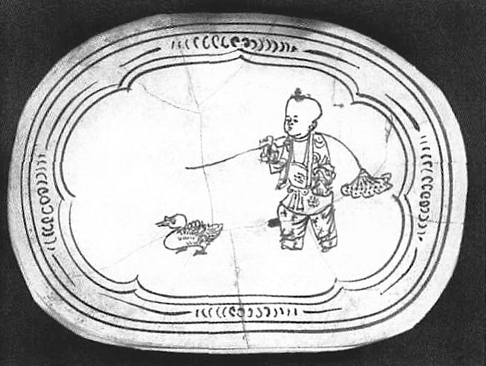 極上 宋時代玉童子 M-044 古董藝術賞玩專刊〉淺析宋代出土玉童子風格