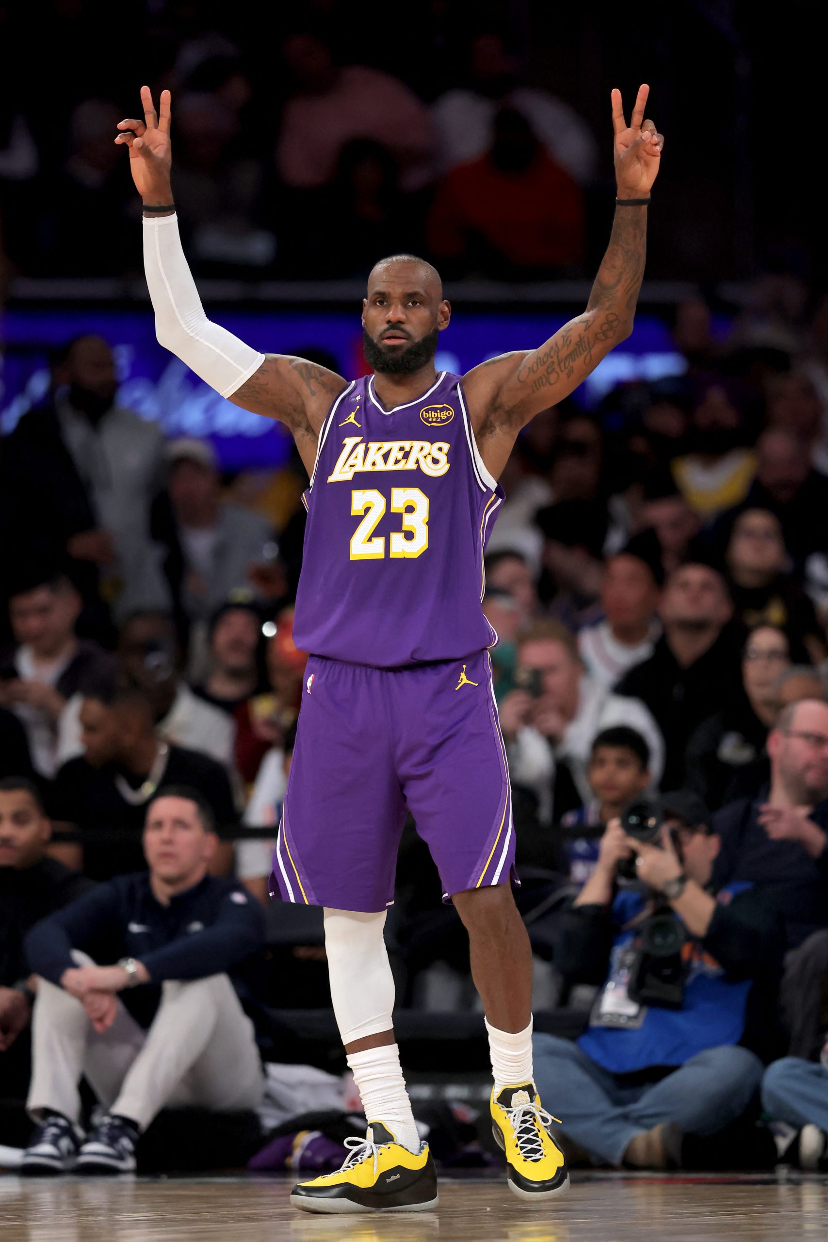 詹姆斯連22次入選全明星賽寫紀錄